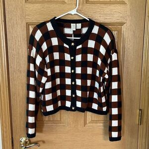 Vintage Clifford & Wills Chunky Cropped Cardigan Sweater Small